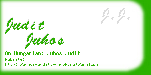 judit juhos business card